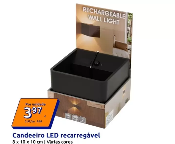 Candeeiro Led Recarregavel