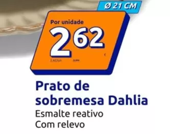 Prato De Sobremesa Dahlia