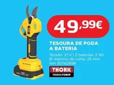 A+ - Tesoura De Poda A Bateria