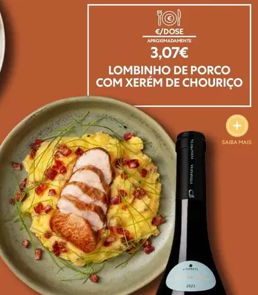 .Com - Lombinho De Porco Com Xerém De Chourico