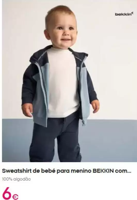 Bekkin - Sweatshirt De Bebe Para Menino