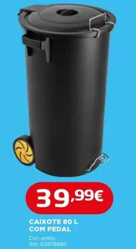 .Com - Caixote 80 L Com Pedal