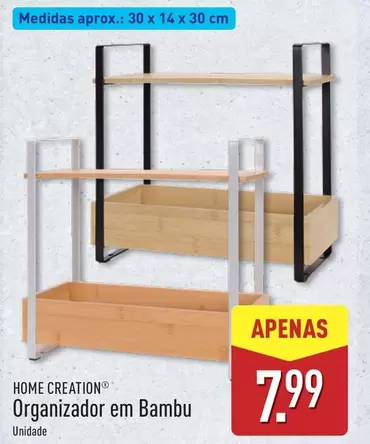 home creation - Organizador Em Bambu
