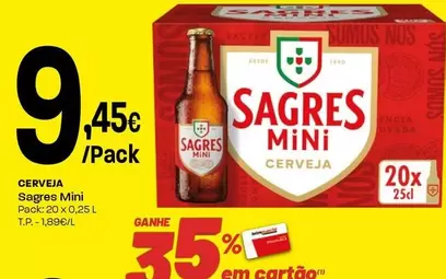 Sagres Mini - Cerveja