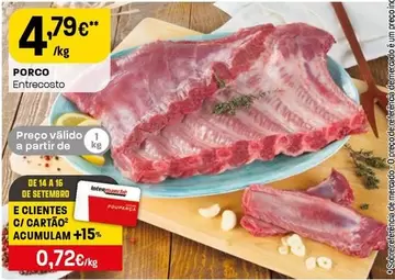 Porco Entrecosto
