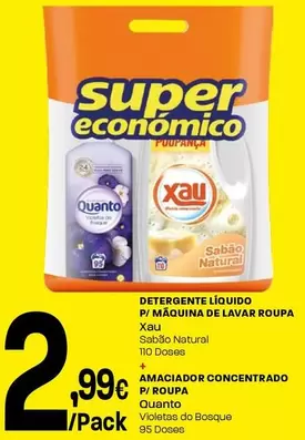 Xau - Detergente Líquido P/Maquina De Lavar Roupa