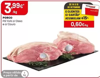 Porco Pa York C/Osso E C/Couro