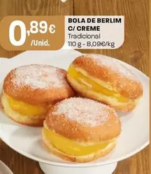 Bola De Berlim C/Creme