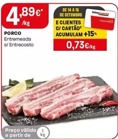 Porco Entremeada S/Entrecosto