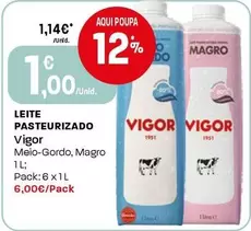 Vigor - Leite Pasteurizado Meio-Gordo
