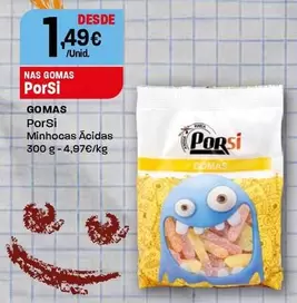 Porsi - Gomas Minhocas Acidas