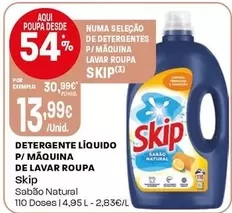 Skip - Detergente Líquido P/Maquina De Lavar Roupa