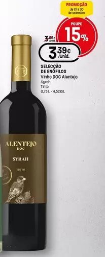Selecção De Enófilos - Vinho DOC Alentejo 