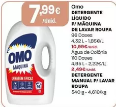 Omo - Detergente Líquido P/Maquina De Lavar Roupa
