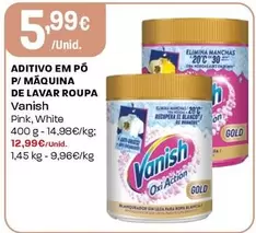 Vanish - Aditivo Em Po P/Maquina De Lavar Roupa