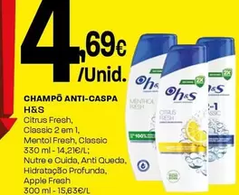 H&S - Champô Anti-Caspa