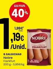 Nobre - 8 Salsichas Frankfurt