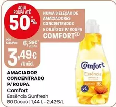 Comfort - Amaciador Concentrado P/Roupa