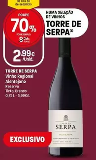 Torre De Serpa - Vinho Regional Alentejano Reserva Tinto