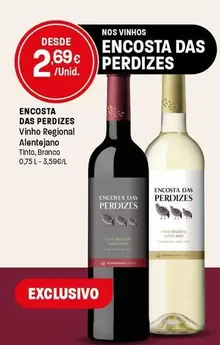 Encosta Das Perdizes - Vinho Regional Alentejano Tinto