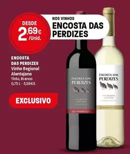 Encosta Das Perdizes - Vinho Regional Alentejano Tinto