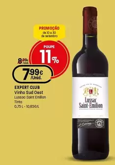 Expertclub - Vinho Sud Oest Lussac Saint-Emilion