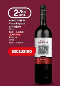 Cinco Quinas - Vino Regional Alentejano