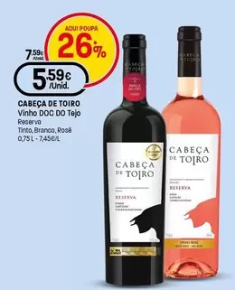 Cabeça De Toiro - Vinho DOC De Tejo Reserva Tinto