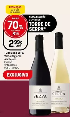 Torre De Serpa - Vinho Regional Alentejano Reserva Tinto