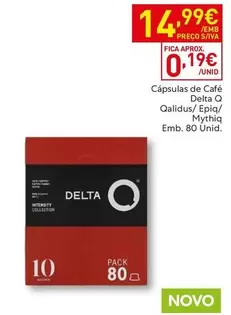 Delta - Cápsulas De Café Delita Q,Cepia/Day, Mychia