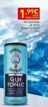 Bombay - Gin & Tonic Ready To Drink
