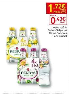Pedras - Água C/Gás  Salgadas