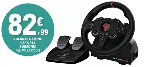 Volante Gaming Para Ps5 Subsonic