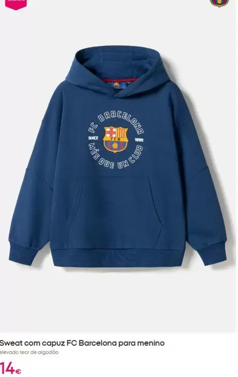 .Com - Sweat Fc Barcetona Para Menino