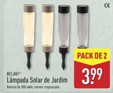 Lampada Solar De Jardim