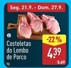 Costeletas Do Lombo De Porco