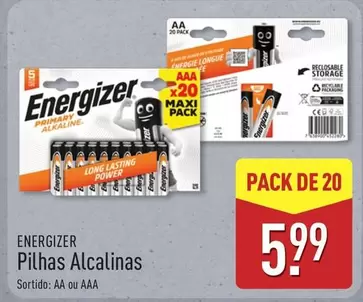 Energizer - Pilhas Alcalinas