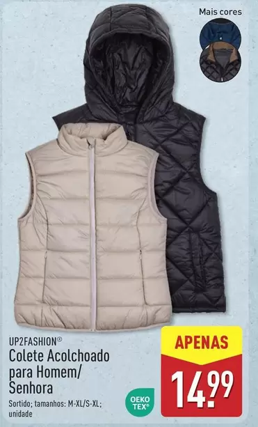 up2fashion - Collete Acolchcado Para Homem/ Senhora