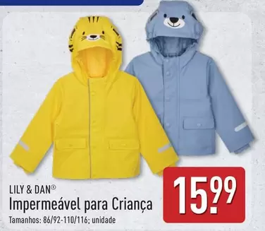 Lily & Dan - Impermeável Para Criança