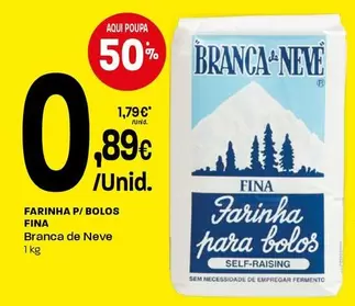 Branca De Neve - Farinha P/Bolos Fina