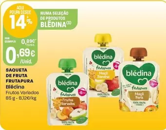 Blédina - Saqueta De Fruta Frutapura