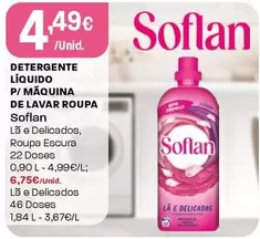 Soflan - Detergente Líquido P/ Maquina De Lavar Roupa