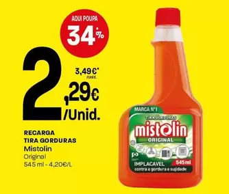 Mistolin - Recarga Tira Gorduras