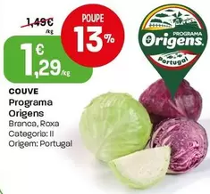 Programa Origens - Couve