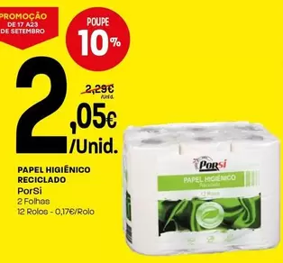 Porsi - Papel Higienico Reciclado