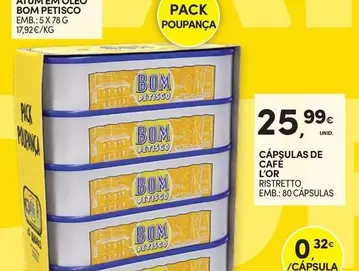 L'or - Capsulas De Cafe