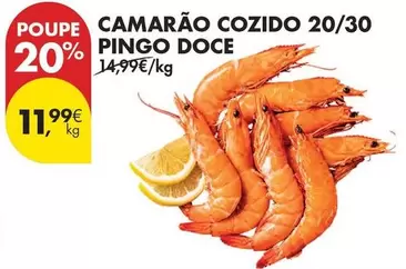 pingo doce - Camarão Cozido 20/30