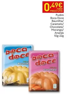 Boca doce - Pudim