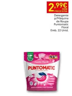Detergente P/Maquina De Roupa Puntomatic Floral