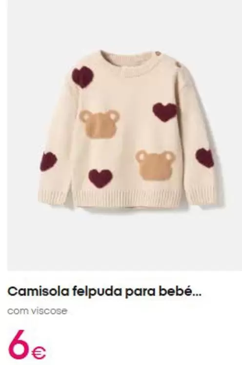 .Com - Camisola felpuda para bebé